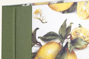 Diary mit Zitronenmotiv